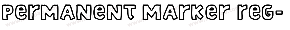 Permanent Marker Reg字体转换